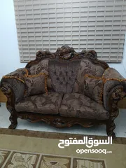  3 طقم كنب فاخر بسعر مناسب جدا جدا وعلى تحدي