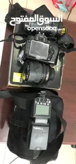  1 كاميرا نيكون D90 الاحترافيه