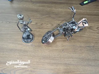  1 فيكر دراجة وفيكر عازف، عمل يدوي stainless steel