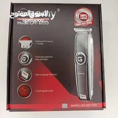  2 ماكنة حلاقة الشعر جيمي ماكينه الحلاقه GM-6050 حلاقه شعر معها كل النمر