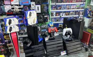  1 اجهزة بلاستيشن بحالة الوكالة كفاله خطيه  هديه مع كل جهاز عالم ارجوان للبلاستيشن