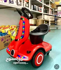  1 دراجة الأطفال 5 عجلات متوفرة بنسخة مع ريموت تحكم عن بعد الألوان المتوفرة: أحمر - أبيض .