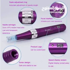  6 جهاز ديرما بن متوفر نوع شحن  او كهرباء 5 سرعات  دكتور بن ULTIMA X5  ديرمابن dermapen للعنايه بالبشره