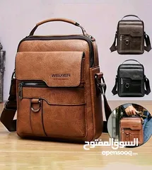  6 شناتي ومحافظ رجالي جلد نخب أول