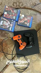  1 Ps4 slim بحالة الوكالة بسعر حرق