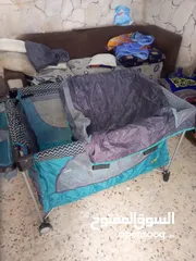  1 تخت اطفال مستعمل بحال جديد