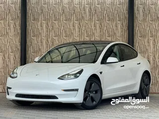  1 Tesla Model 3 Standerd Plus 2021 تيسلا فحص كامل بسعر مغررري جدا