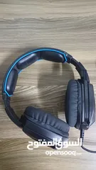  4 سماعة sadesR9 gaming headset7.1USB محيطيه و حالة السماعة ممتاز تستخدم للإجتماعات و الميكرفون ممتاز