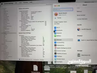  9 2 MacBook Air M2 256GB - Under warranty til December 7  تخت مفاعل الشركة لأخر السنة  مشحون 7 مرات