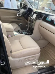  15 لكزس LX 570 2010 بحالة الوكالة رقم واحد رادار بدون حوادث ولا اعطال صبغة الوكالة شرط الفحص