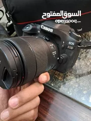  2 كاميرا كانون d80 مع معداتها