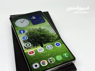  12 Samsung Galaxy S25 Ultra استخدام أيام مع كفر الشركة بحالة الشركة
