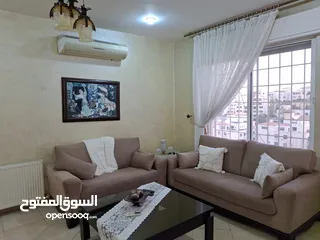  17 شقة ارضية مفروشة للايجار الشهري والسنوي ثلاث غرف نوم في عبدون