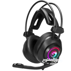  2 سماعات رأس هيدسيت اصليه سلكي للكومبيوتر MARVO SCORPION HG9056 7.1 VIRTUAL SURROUND USB HEADSET