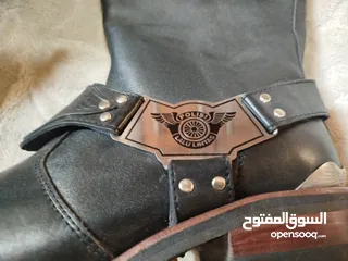 7 جزمه امريكي جلد طبيعي جديده مقاس 40