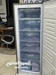  2 فريزر عامودي جنرال ديلوكس 6 ادراج لون سلفر A+168 لتر ديفروست خفيف جدا بأقل سعر بالمملكه