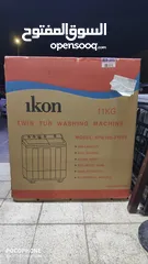  1 Ikon 11 kg Washing machine (غسالة 11 كيلو جديده)