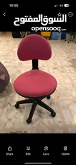  1 مكتب و مكتبة و كرسي مكتب و كمودينا + راسية تخت
