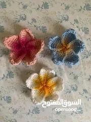  3 كروشيه حسب الطلب -تصوير قبل التسليم في توصيل لبعض المناطق