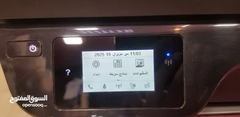  6 طابعة hp ملونة مع سكانر وحبر فل ويرلس فخمة