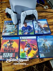  2 بلاستيشن 5 PS5 مدخل CD مستعمل بحالة الجديد