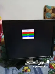 3 شاشة كمبيوتر dell اصلي قديم بحالة الوكالة