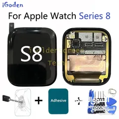  12 LCD Apple watch Series شاشات ساعة ايفون الاصلية 100% لجميع انواع ساعات أبل .