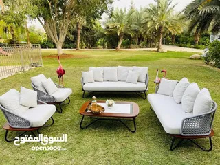  5 اطقم خارجية وطاولات وكراسي خارجية مودرن