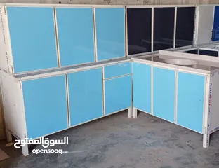  4 كاونتر متر ونص ارضي وملحق  والسنك متر و 20 مرمر  المنيوم صيني درجة اولى  داخل خارج بليت المنيوم 0.7