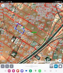  1 للبيع ارض 15 دونم في رجم الشامي شارعين الغدير الجنوبي 400 م عن شارع الميه