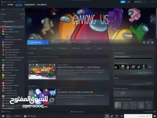  4 حساب ستيم اسطووري بسعر حرقق عليه كل الالعاب الي ببالك