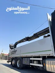  4 سيارة شحن مرسيدس  2020 mb5 قياس 2545 مع ونش طوب نوع palfinggr مع صندوق جناب المنيوم