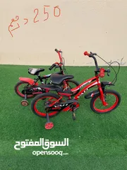  1 دراجات أطفال مستعملة بحالة ممتازه للبيع في العين