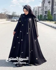  4 العباية الترند أو طقم تنورة وبلوزة فقط 6 دنانير التواصل واتس
