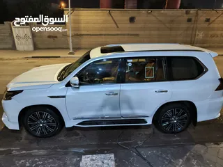  6 لكزس 2018 فئه LX570 عداد175 الف رقم بغداد للبيع