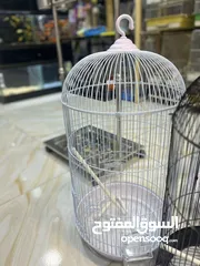  3 قفص مطاول أبيض أسود بخ حراري
