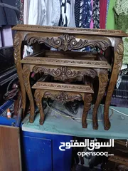  14 طربيزات زان حفر دمياطي بحاله الوكاله