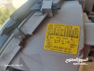  17 اضوية مرسيدس W203 , C200 بحاله جيده