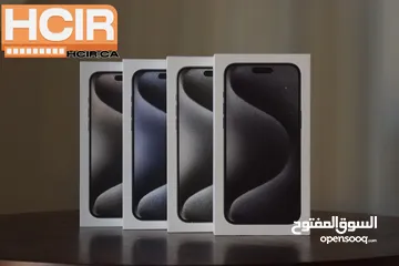  22 iPhone 15 pro max (256GB/512GB)  جديد كفالة شرق اوسط بسعر مميز