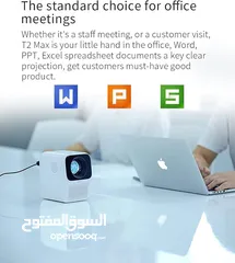  10 بروجيكتور mi t2 الاصلي من شركه شاومي واجهه لغايه  3متر