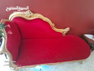  3 كنبه للبيع خشب لاتيه ملوكيه