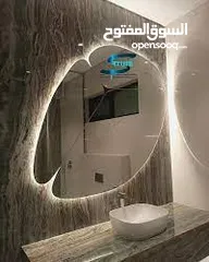  9 get brand new mirror with LED in custom size and custom shape