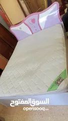  6 تخت مفرد ونص مع فرشه زنبركيه