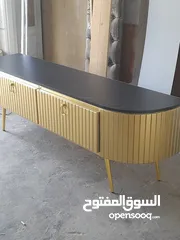  1 طاولات شاشه خشب 18م ادهان او لامنيت جميع المقاسات