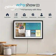 1 Echo Show 15  شاشة لمس عالية الدقة مقاس 15'' اقل سعر في المملكة echoshow