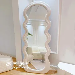  1 مرايا ستاند بإطار مخملي فاخر