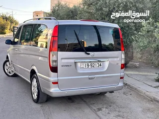  14 باص مرسيدس فيانو 2007 بنزين 7 ركاب VIP فل مسكر مع فتحة ترخيص سنة