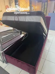  6 تخت حديد تقيل جدا تفصيل ومعه خشبه تفصيل