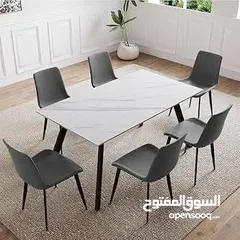  5 طاولات طعام للسفرة والمطبخ رخام مصنع