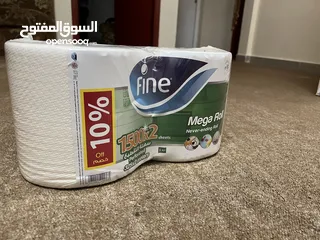  4 Fine mega roll (tissue)